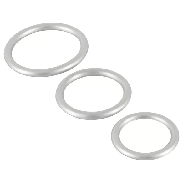 You2Toys Metallic - siliconen penisringen set - 3 stuks