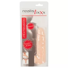 Realistixxx - penis sleeve met ring - 16cm - huidkleurig