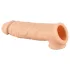 Realistixxx - penis sleeve met ring - 16cm - huidkleurig