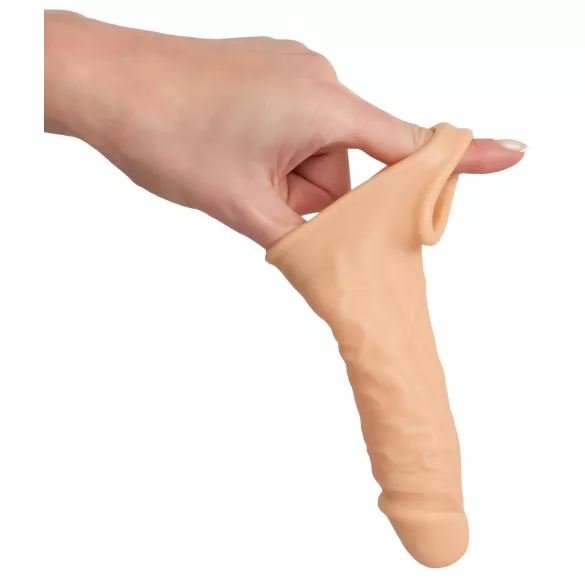 Realistixxx - penis sleeve met ring - 16cm - huidkleurig