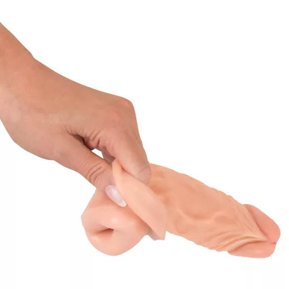 Nature Skin - penis sleeve verlenger verdikker - 19,5 cm