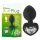 You2Toys - anaalplug - met witte steen - zwart