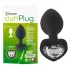 You2Toys - anaalplug - met witte steen - zwart