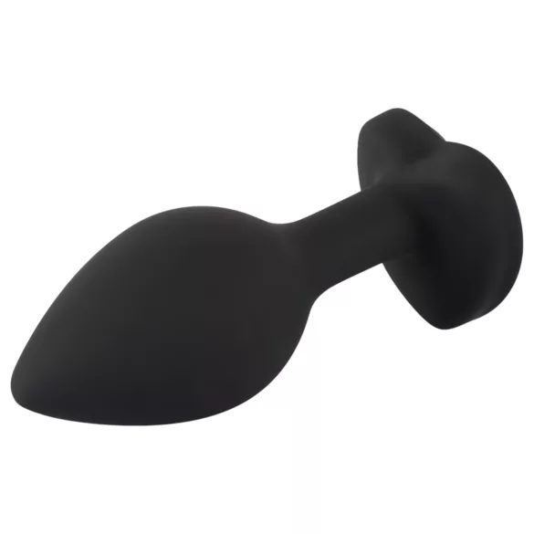 You2Toys - anaalplug - met witte steen - zwart