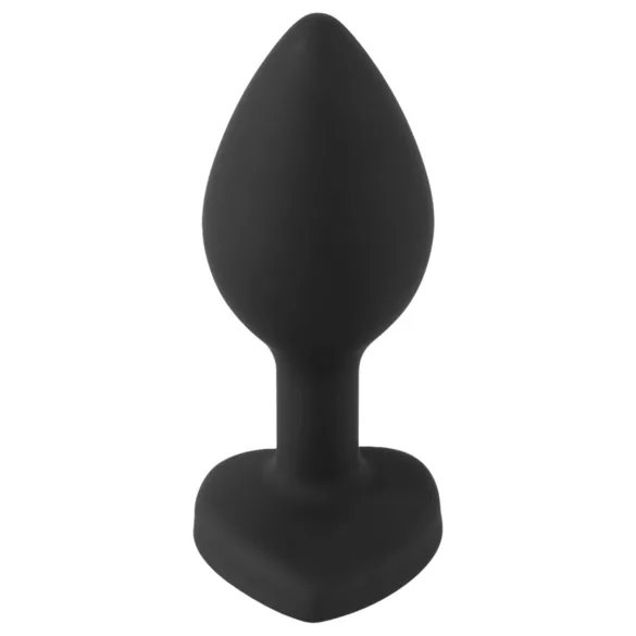 You2Toys - anaalplug - met witte steen - zwart