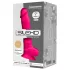 Silexd 7 - dildo met zuignap en ballen - 17,5cm - roze