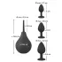 Black Velvets - anaal plug set - 4-delig - zwart