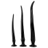You2Toys - anaal plug set - extra lang - zwart - 3 delig