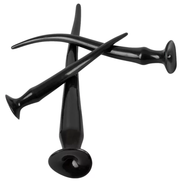 You2Toys - anaal plug set - extra lang - zwart - 3 delig