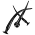 You2Toys - anaal plug set - extra lang - zwart - 3 delig