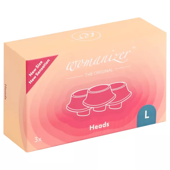 Womanizer L - vervangende zuigklokset - blauw (3 stuks) - groot