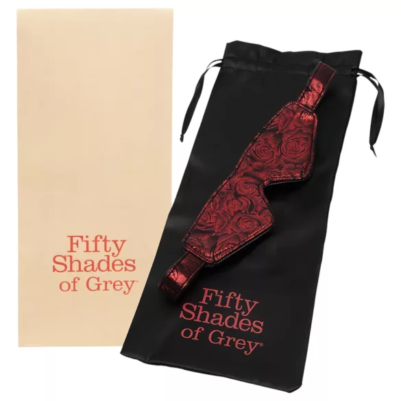 Fifty Shades of Grey - oogmasker - zwart-rood