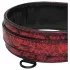 Fifty Shades of Grey - halsband en riem - zwart-rood