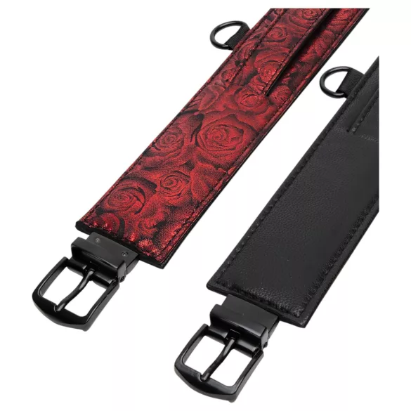 Fifty Shades of Grey - enkelboeien - verstelbaar - zwart/rood