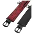 Fifty Shades of Grey - enkelboeien - verstelbaar - zwart/rood