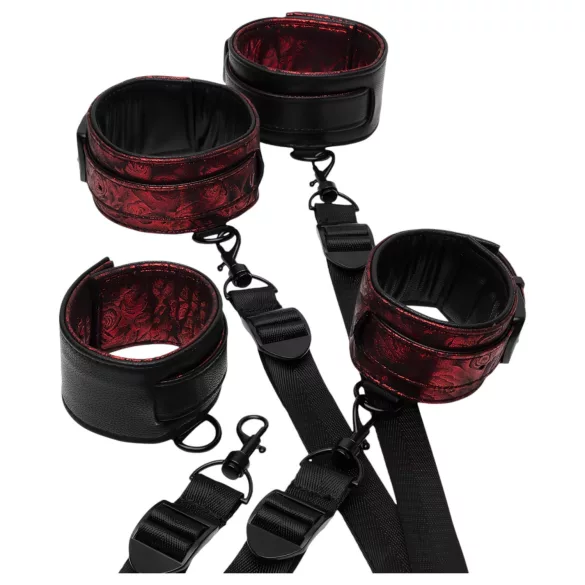 Fifty Shades of Grey - bondage boeienset - zwart/rood