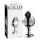 Icicles No. 25 - anale plug - kegelvorm - glas - transparant