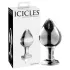 Icicles No. 25 - anale plug - kegelvorm - glas - transparant