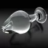Icicles No. 25 - anale plug - kegelvorm - glas - transparant