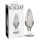 Icicles No. 26 - kegelvormige, glazen buttplug (transparant)