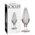 Icicles No. 26 - kegelvormige, glazen buttplug (transparant)