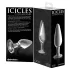 Icicles No. 26 - kegelvormige, glazen buttplug (transparant)