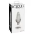 Icicles No. 26 - kegelvormige, glazen buttplug (transparant)
