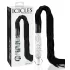 Icicles No. 38 - zweep van leer en glazen dildo - transparant zwart
