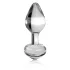 Icicles No. 44 - glazen anaalplug - conisch - transparant