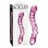 Icicles No. 55 - dubbelzijdige G-spot glazen dildo - roze