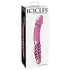Icicles No. 57 - dubbelzijdige glazen dildo met penisvorm - roze