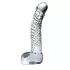 Icicles No. 61 - dildo met ballen en penisvorm - glas - transparant