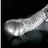 Icicles No. 61 - dildo met ballen en penisvorm - glas - transparant