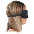 Fetish Deluxe Fantasy - oogmasker - breed en zacht - zwart