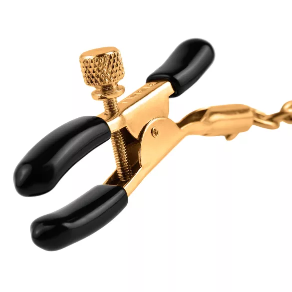Pipedream Fetish Fantasy Gold - tepelklemmen - goudkleurig