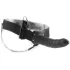 Pipedream Fetish Strap-On 8 - opzetbare, holle vibrator (zwart)