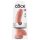 King Cock 9 - grote dildo met zuignap en ballen (23cm) - natuurkleur