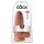 King Cock - dildo met zuignap - 23 cm - donker huidskleur