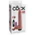 King Cock 11 - levensechte spuitende dildo (28cm) - naturel