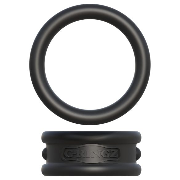 Fantasy C-Ringz - penis- en teelbalring (zwart)