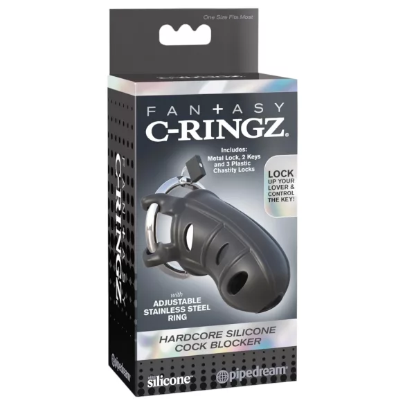 C-Ringz - siliconen peniskooi - zwart