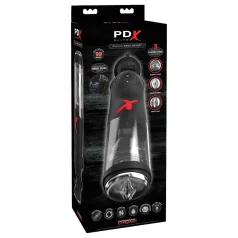   PDX Mega-Bator - automatische masturbator - roterend en op en neer - zwart