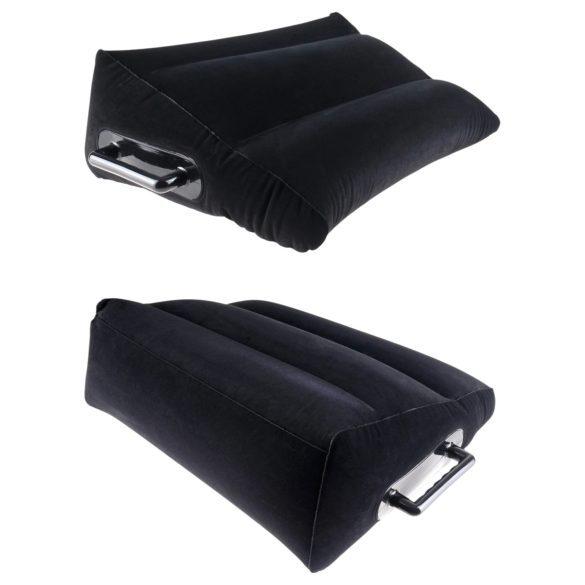 Fetish Fantasy - opblaasbare sekspad met handvatten (zwart)