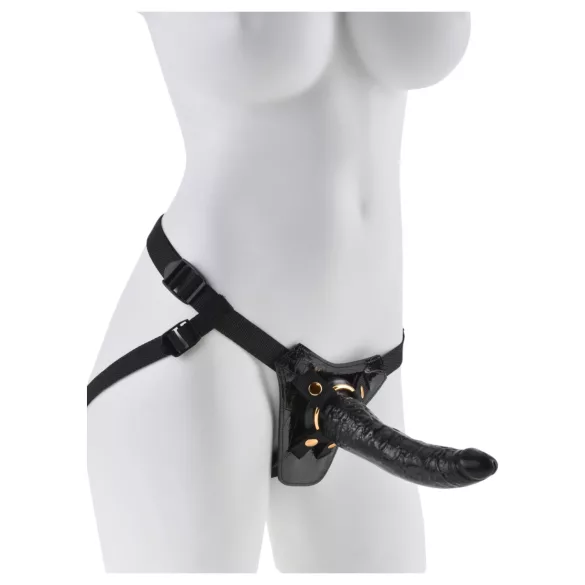 Fetish Fantasy - verstelbaar harnas - voor strap-on - zwart
