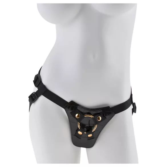 Fetish Fantasy - verstelbaar harnas - voor strap-on - zwart