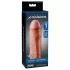 X-TENSION Perfect 1 - penis sleeve - realistisch - 17,7 cm - huidskleur