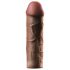 X-TENSION Mega 2 - Realistische Penismantel (20,3cm) - Donker Naturel