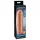 X-TENSION Perfect 2 - penis sleeve met ballenring - 19cm - naturel