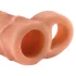 X-TENSION Perfect 2 - penis sleeve met ballenring - 19cm - naturel