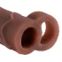 Pipedream X-TENSION Perfect 2 - erectiering-penishuls - donker naturelkleurig (19 cm)